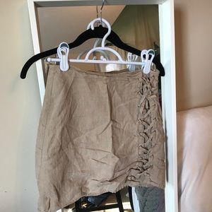 Tan skirt